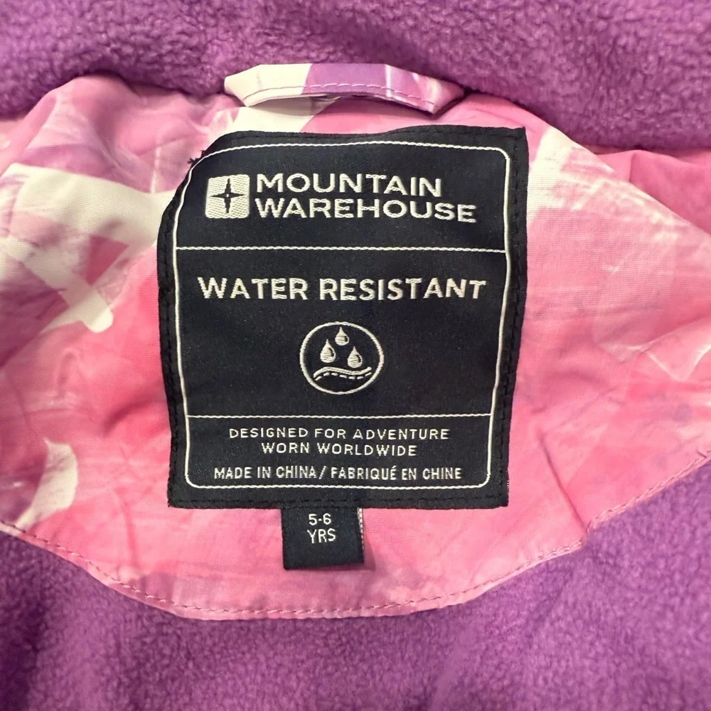 Girls ski snow jacket pants sz 5-6